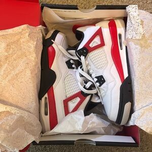 Air Jordan 4 Retro GS Red Cements 5Y